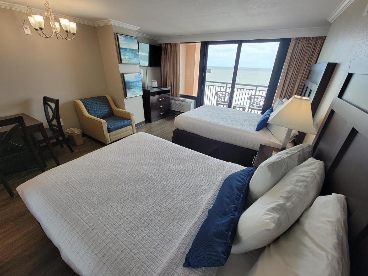 Direct Oceanfront Suite Caravelle Resort 615 Sleeps 4 Guests شاطئ ميرتل الغرفة الصورة